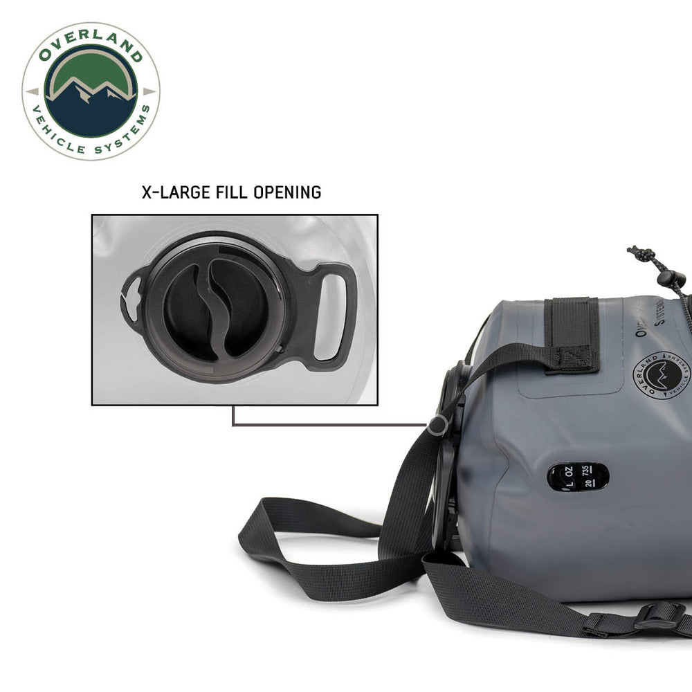 Portable Camp Shower - 23 QT, Nozzle & Accessories hole