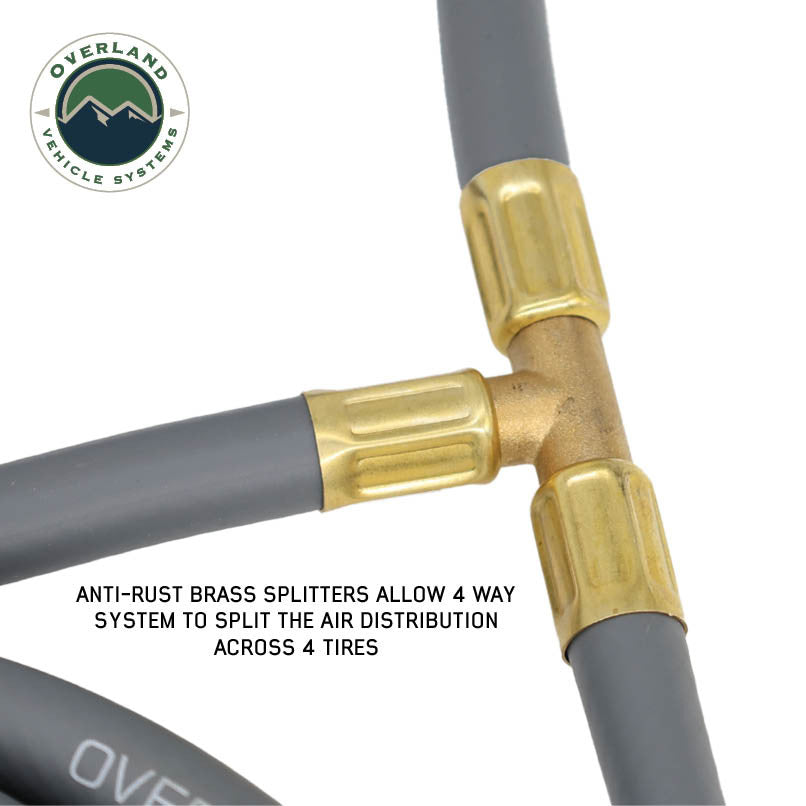 Quick Flate Tire Inflation/Deflation Systems - 2 or 4 Tire Systems splitter