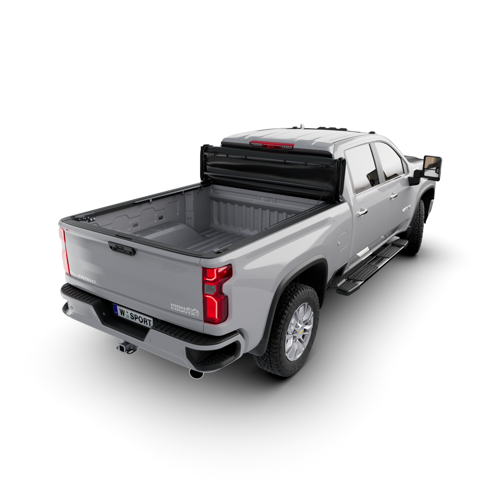 Worksport SC4 Quick Latch Full Bed Access Soft Tonneau Cover for Chevrolet Silverado 1500/2500HD/3500HD & GMC Sierra 1500/2500HD/3500HD