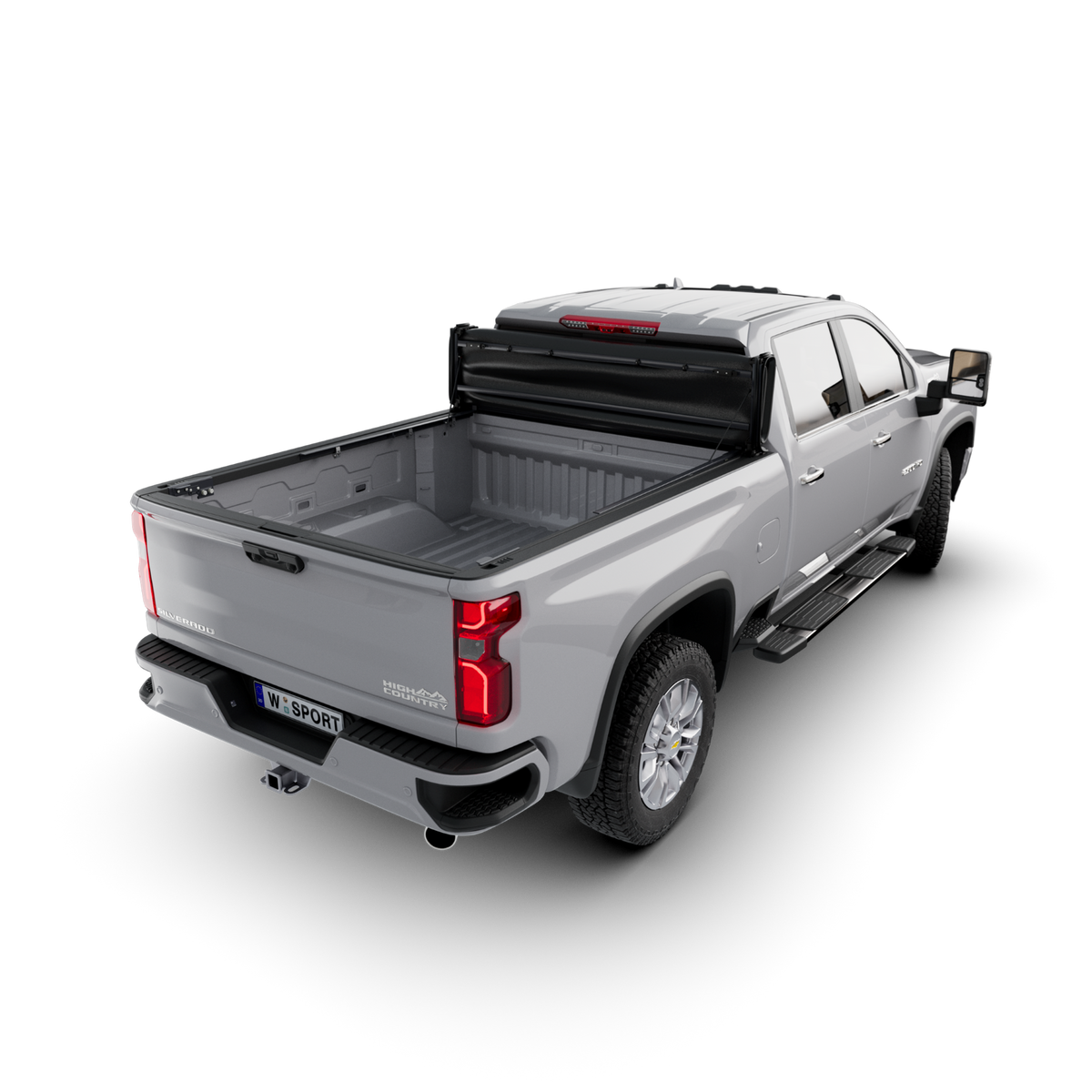 Worksport SC4 Quick Latch Full Bed Access Soft Tonneau Cover for Chevrolet Silverado 1500/2500HD/3500HD & GMC Sierra 1500/2500HD/3500HD