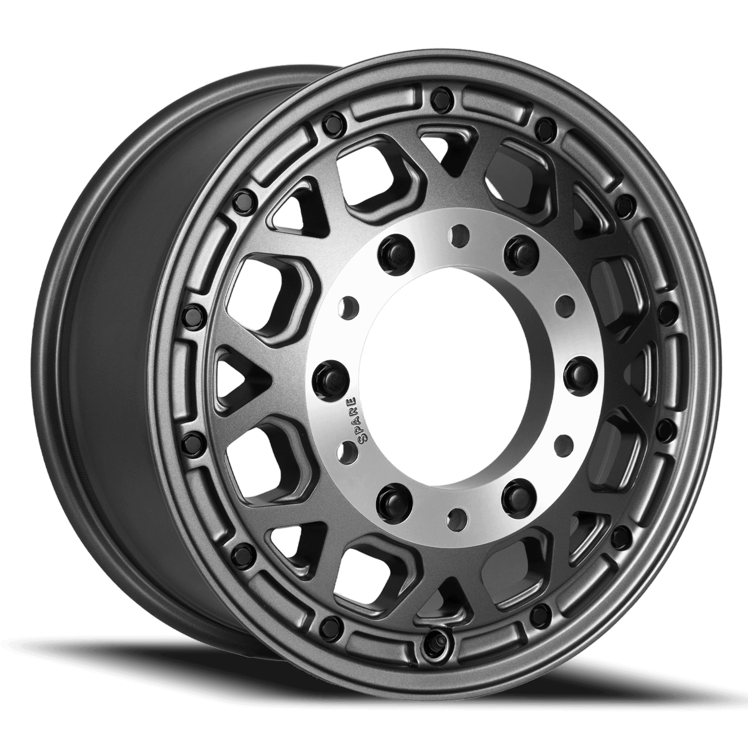R45V-178x-van-gunmetal-05-marauder-reika-wheels-spare-rims-std-hr