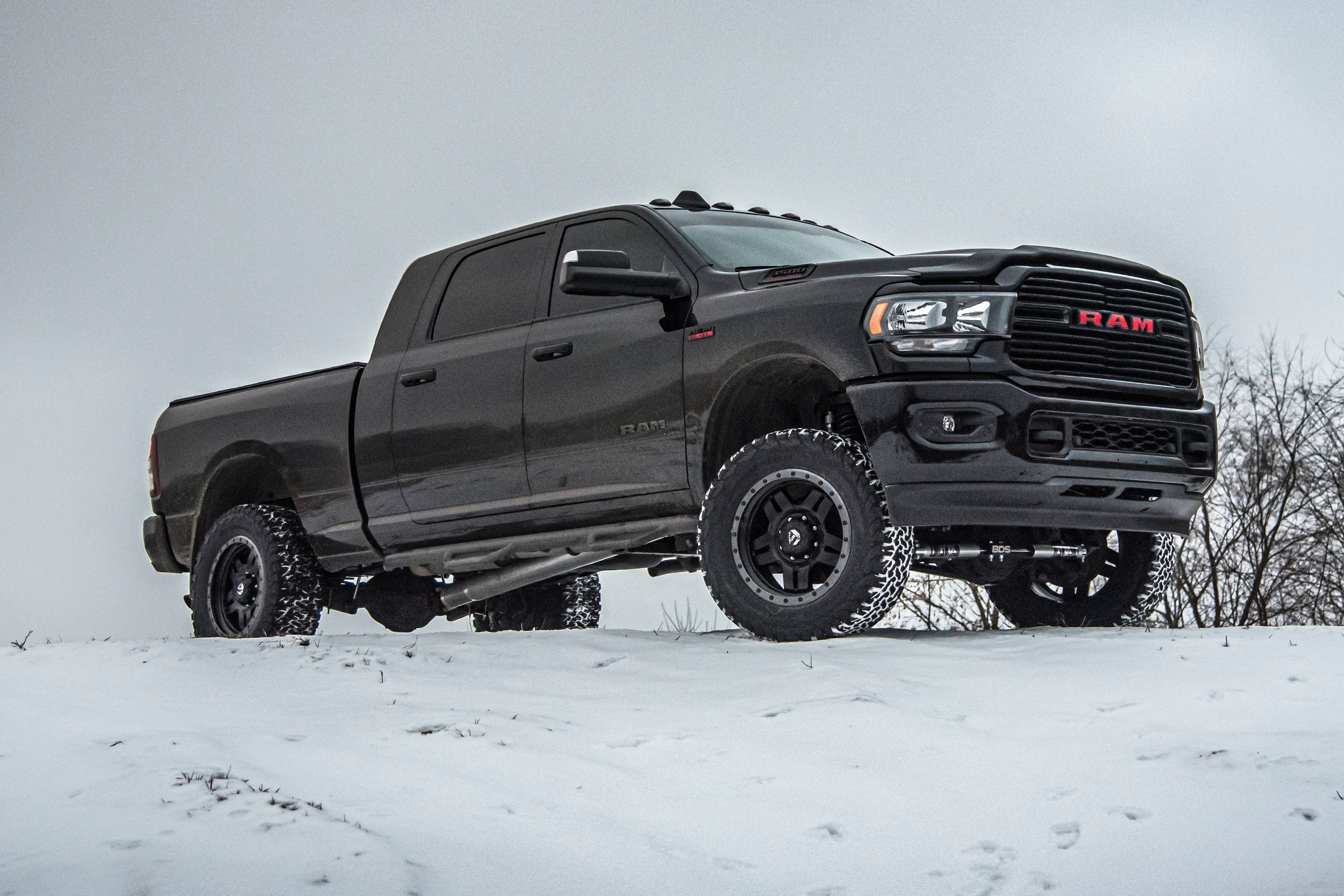 BDS 4 Inch Lift Kit FOX 2.5 Performance Elite Radius Arm for Ram 3500 Diesel 4WD (2019–2024)