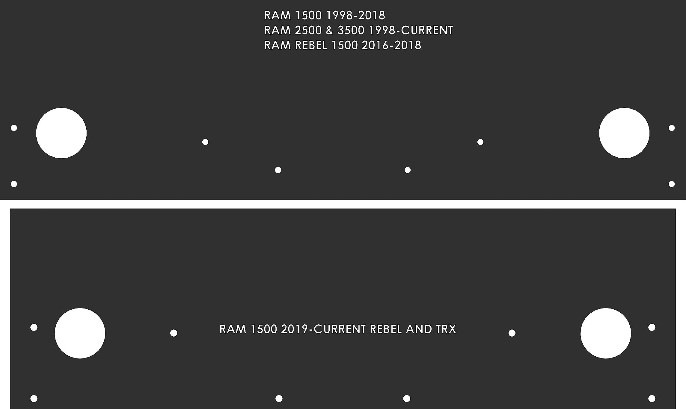 BillieBars Tailgate Cover – RAM (1998–Current)