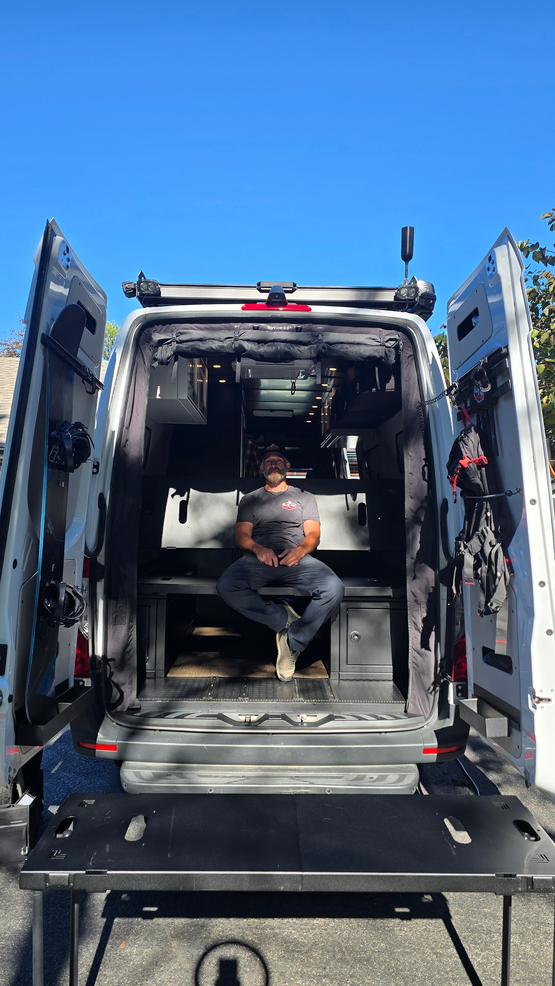 Van Wife Components 4 Panel Modular Bed System – Adjustable Van Bed & Multi-Function Platform