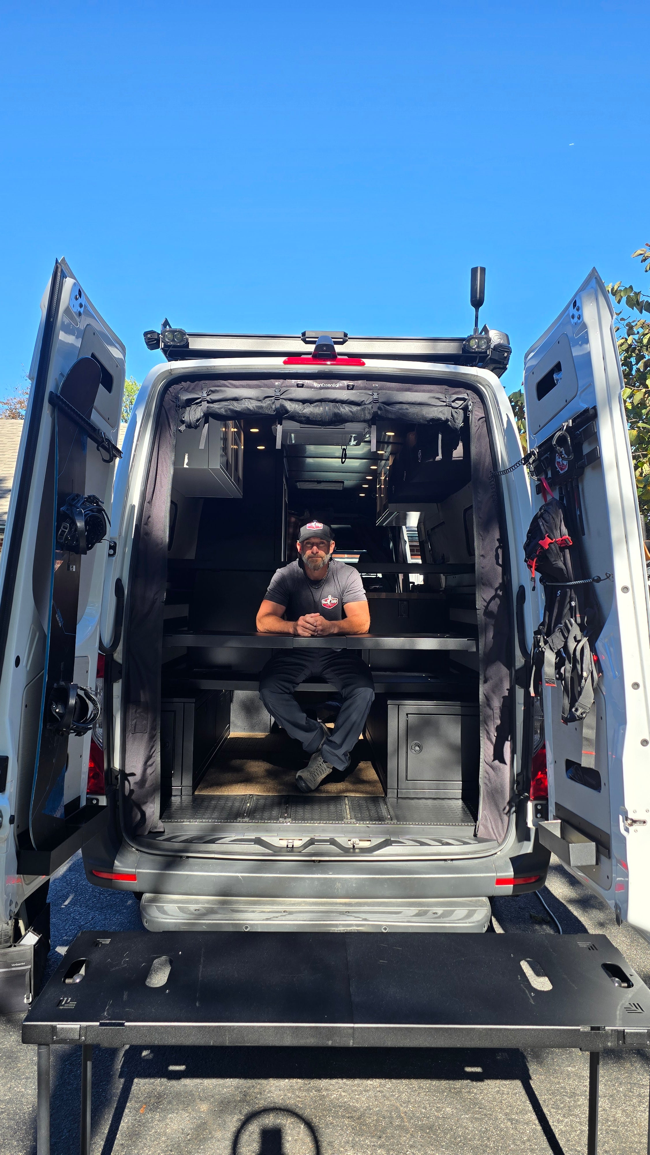 Van Wife Components 4 Panel Modular Bed System – Adjustable Van Bed & Multi-Function Platform