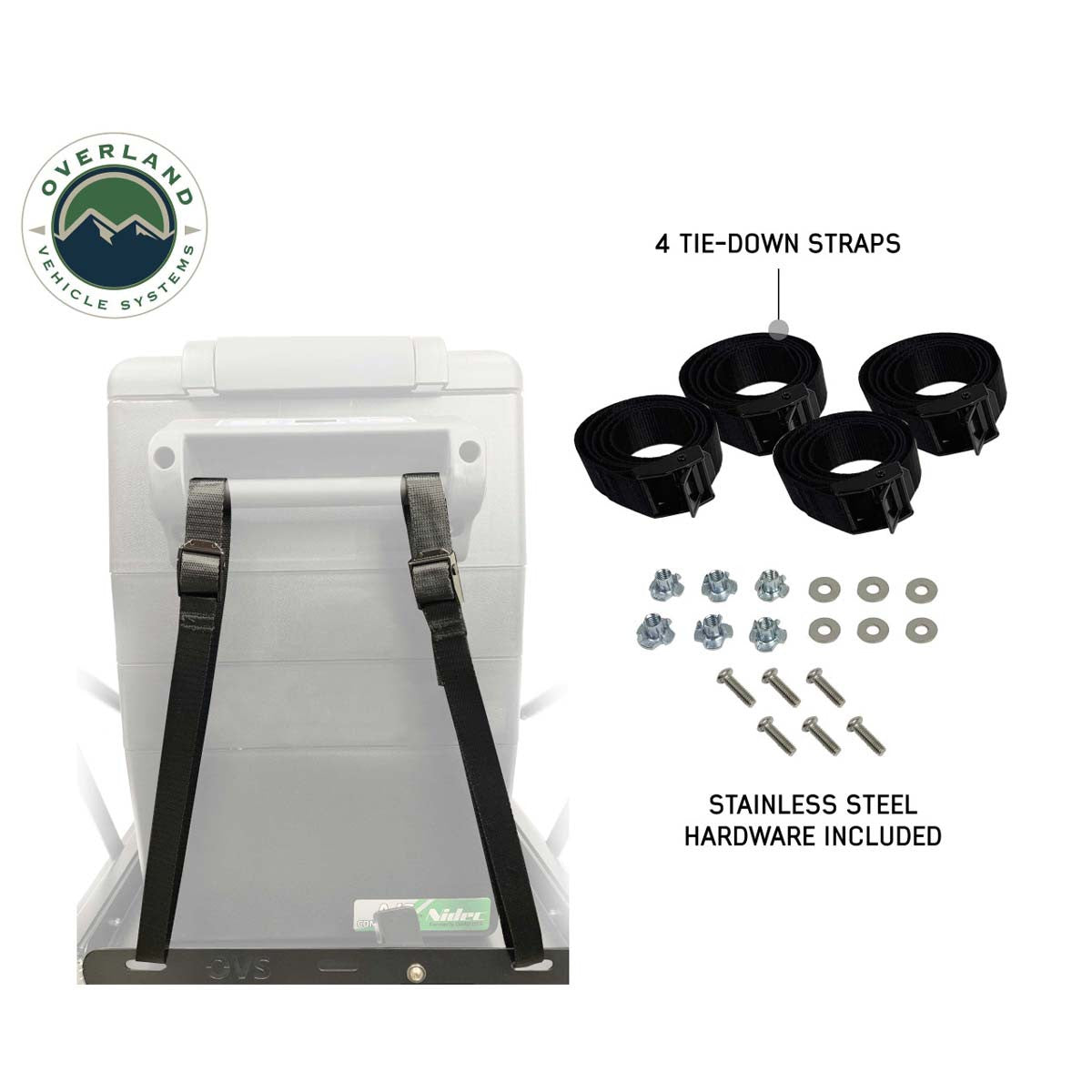 Small Refrigerator Slide & Tilt Tray – Fridge Mount Straps