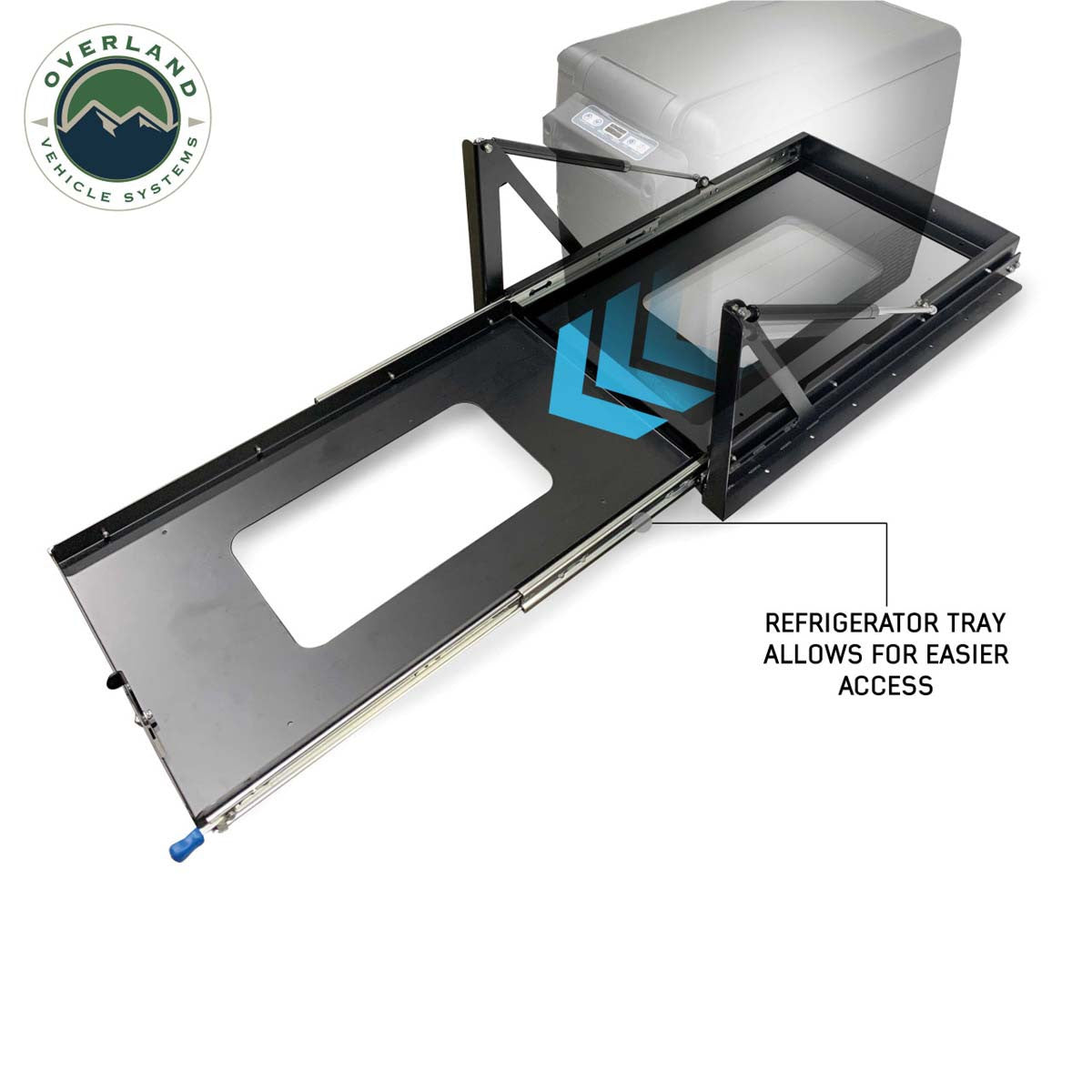 Small Refrigerator Slide & Tilt Tray – Fridge Mount Slide