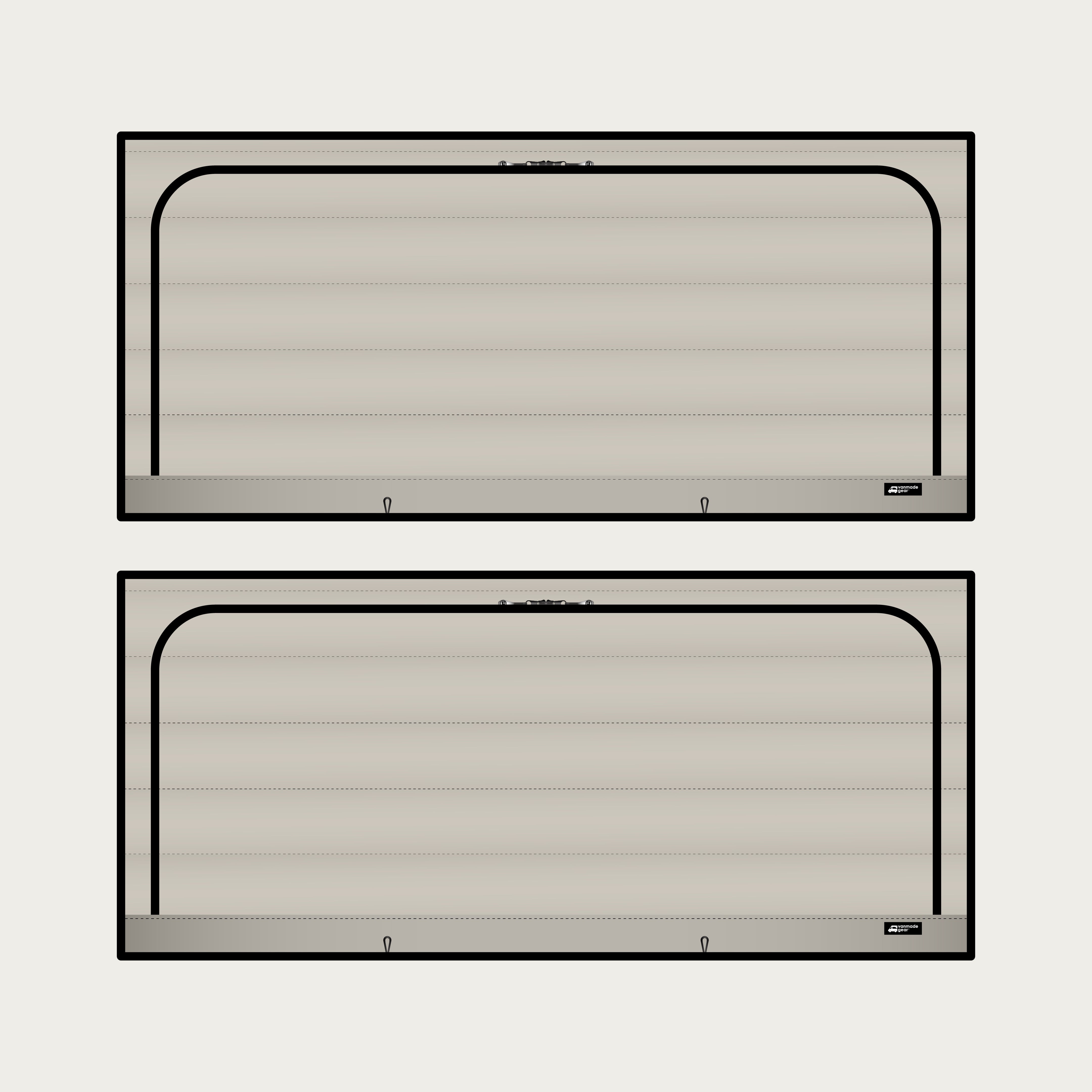 Sprinter Ekko - Bed Zipper Shade (Set)