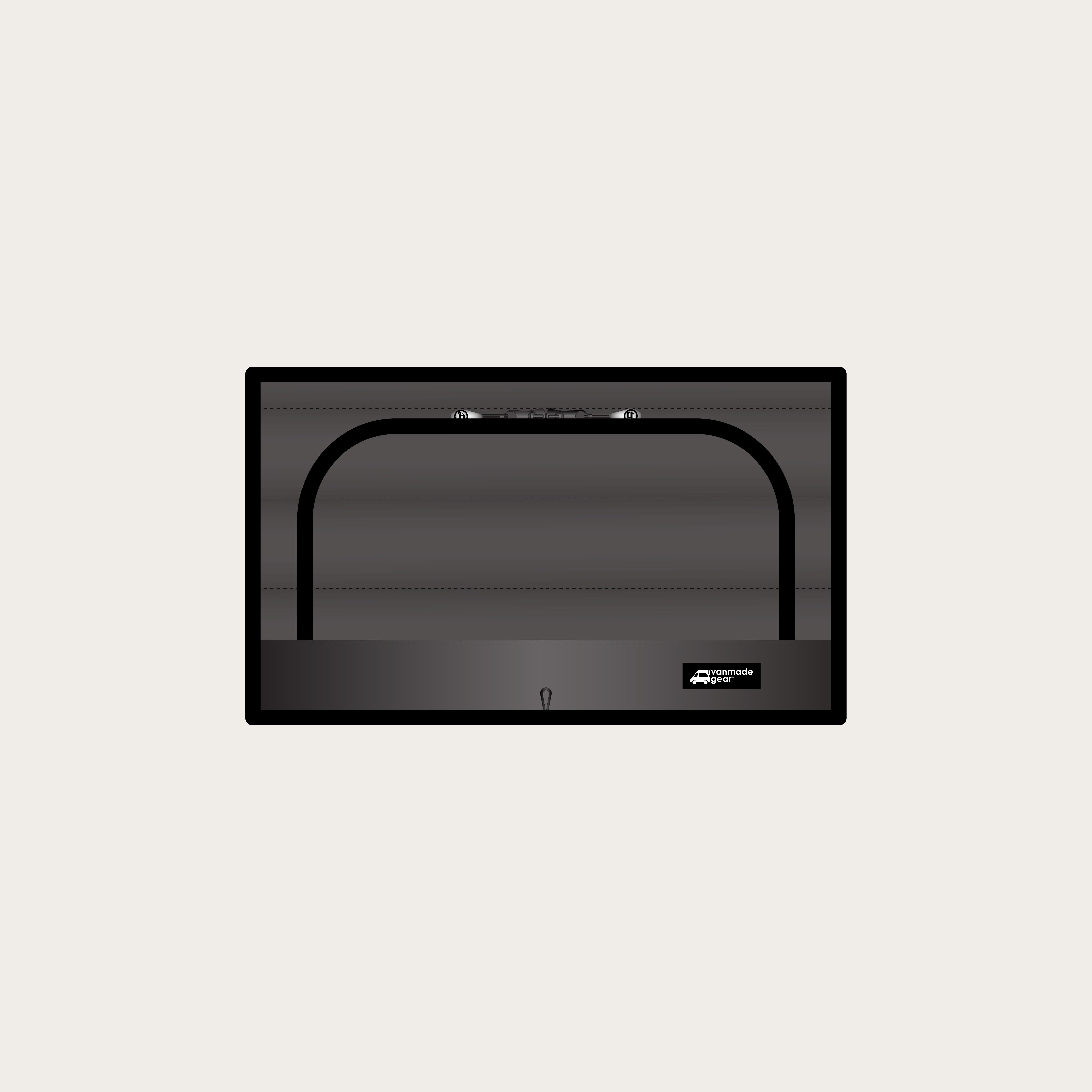 Tiffin GH1  - Bunk Window Zipper Shade