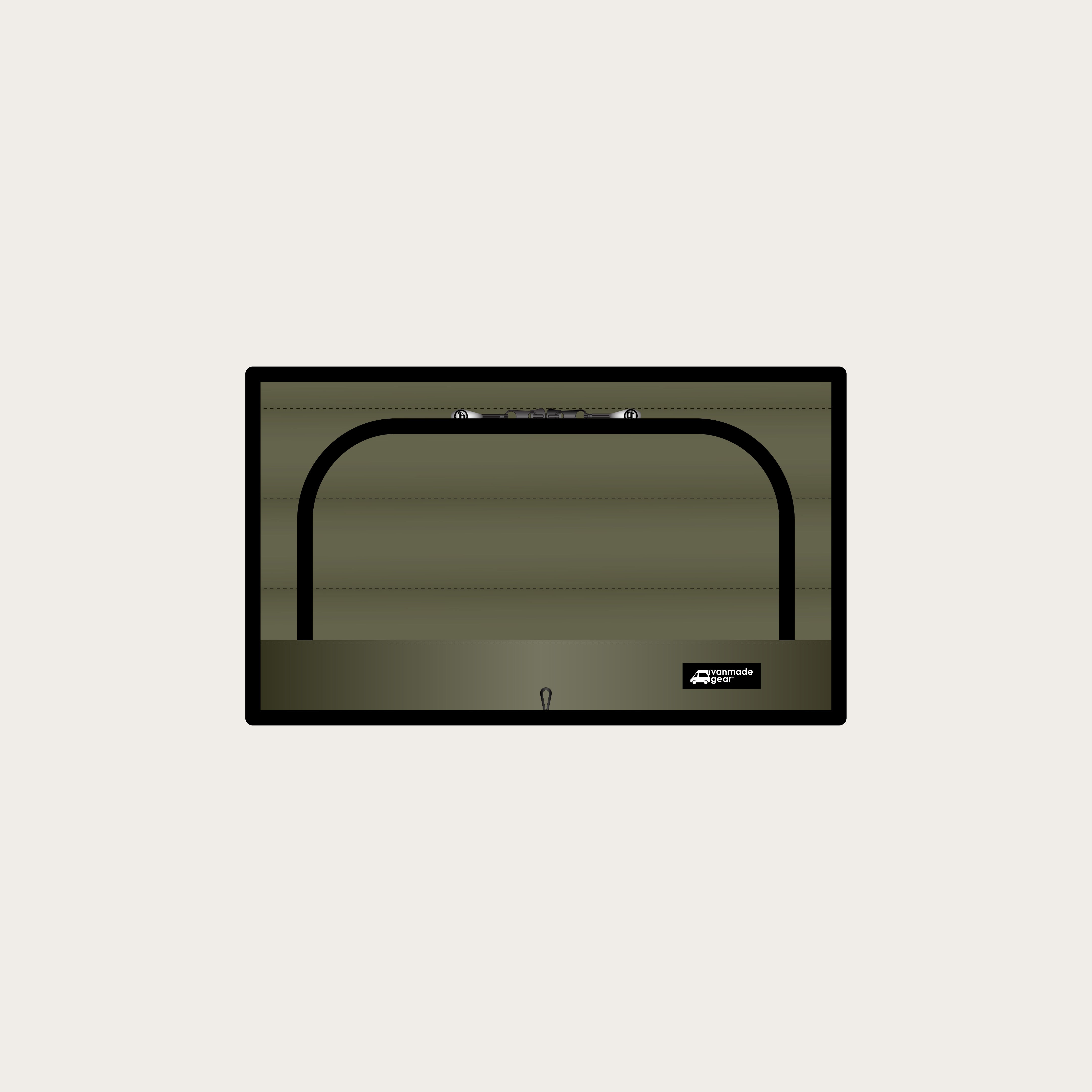 Tiffin GH1  - Bunk Window Zipper Shade