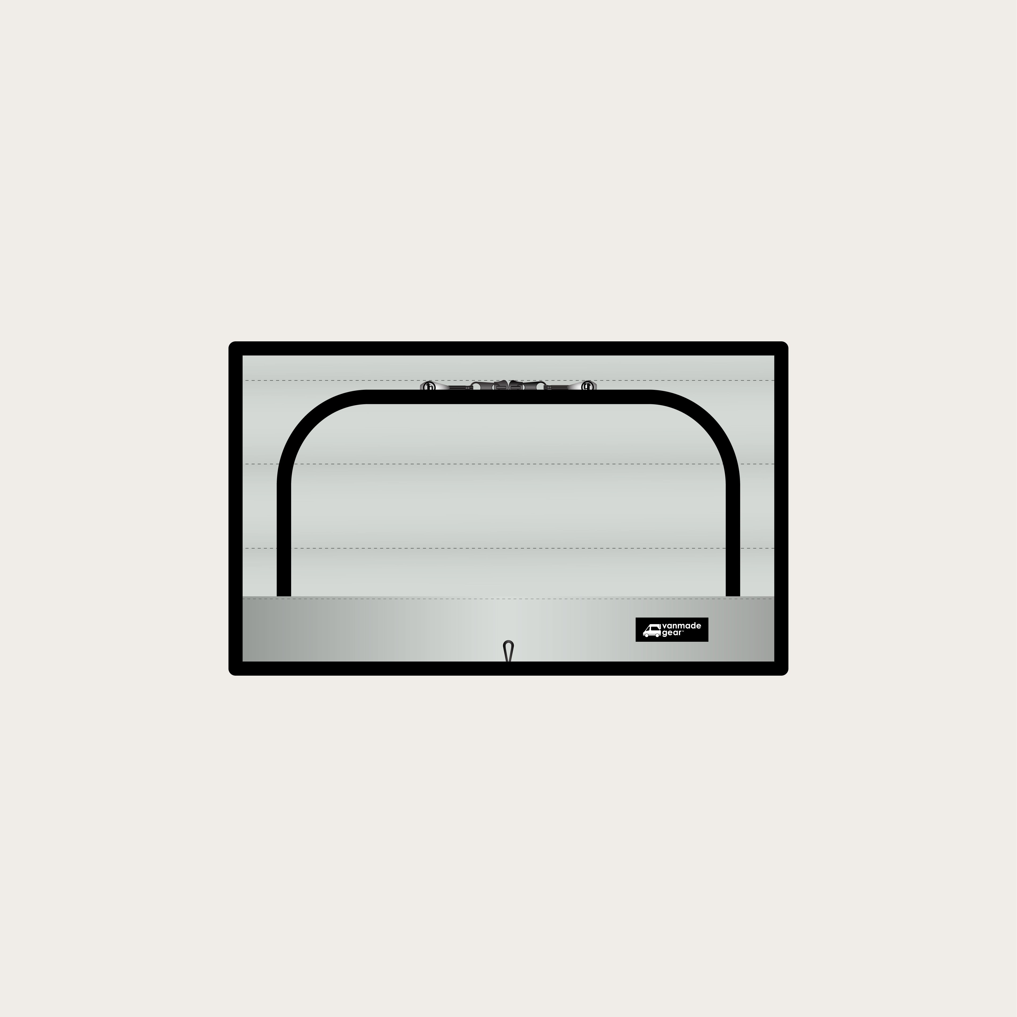 Tiffin GH1  - Adventure Bar Window Zipper Shades