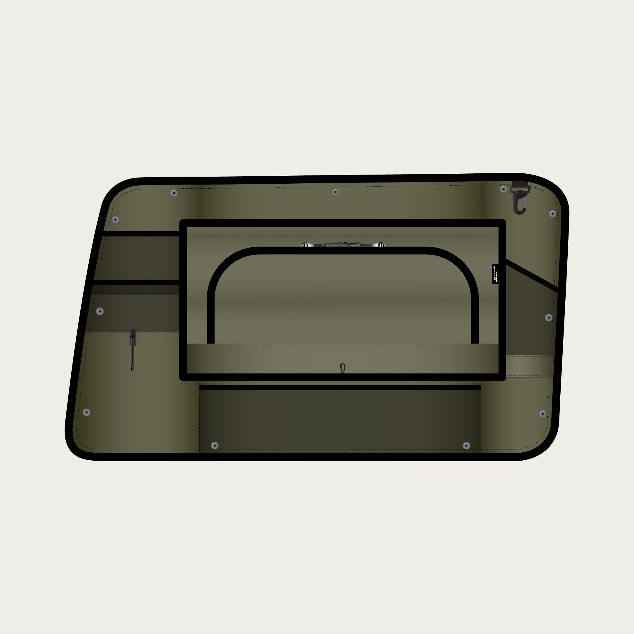 Tiffin GH1 Nightstand + Bunk Shade