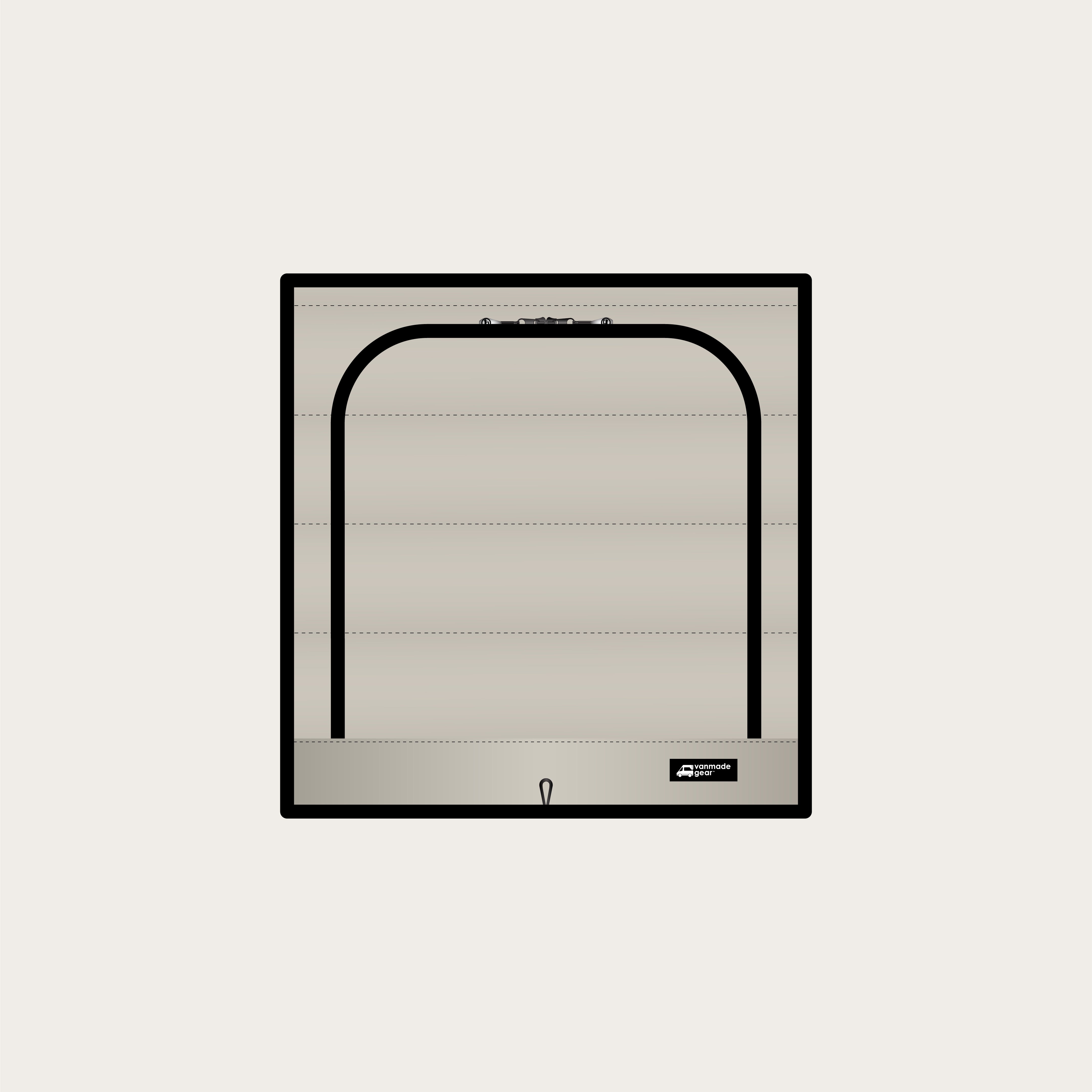 Tiffin GH1 - Dinette Zipper Shade