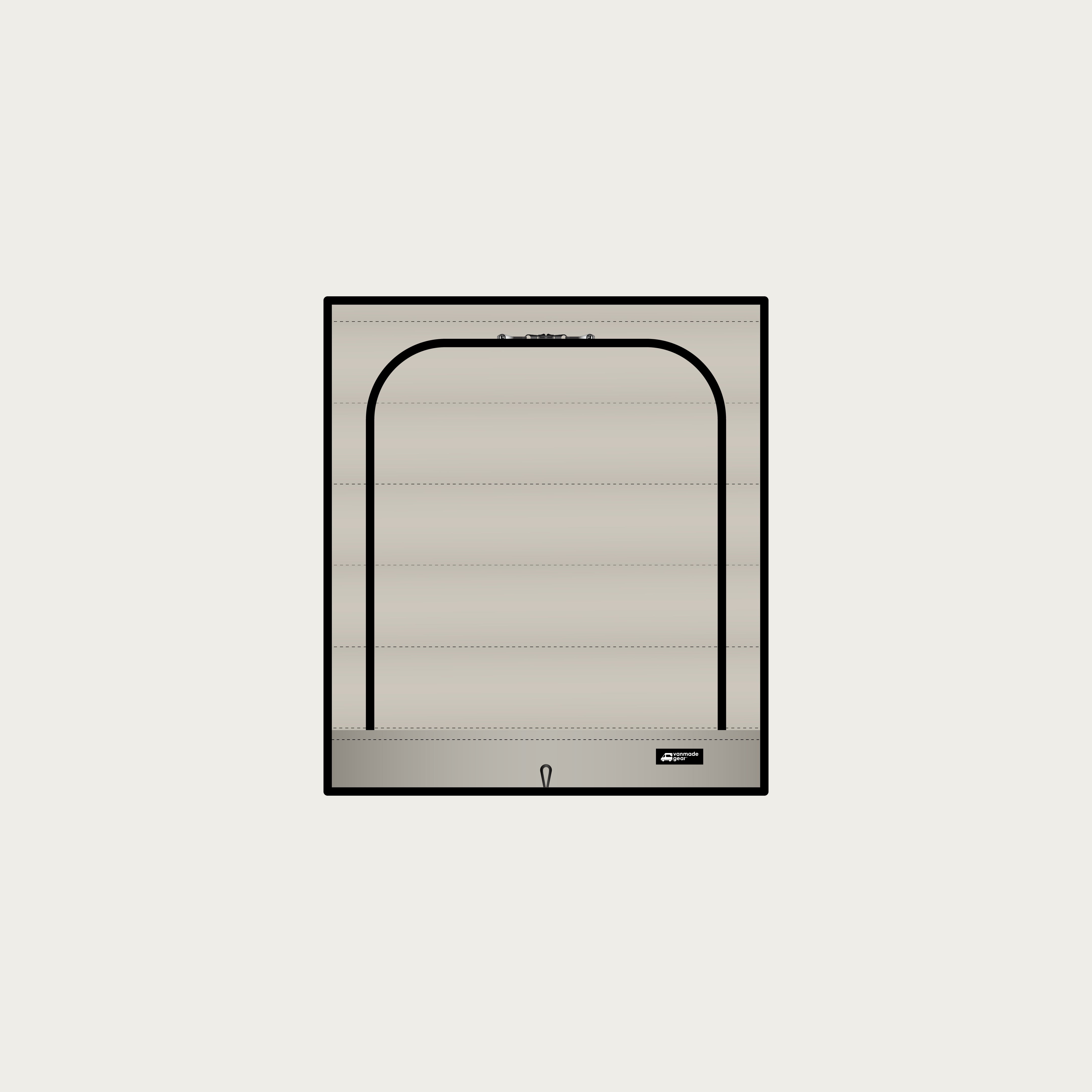 Sprinter Ekko - Dinette Zipper Shade (Passenger Side)