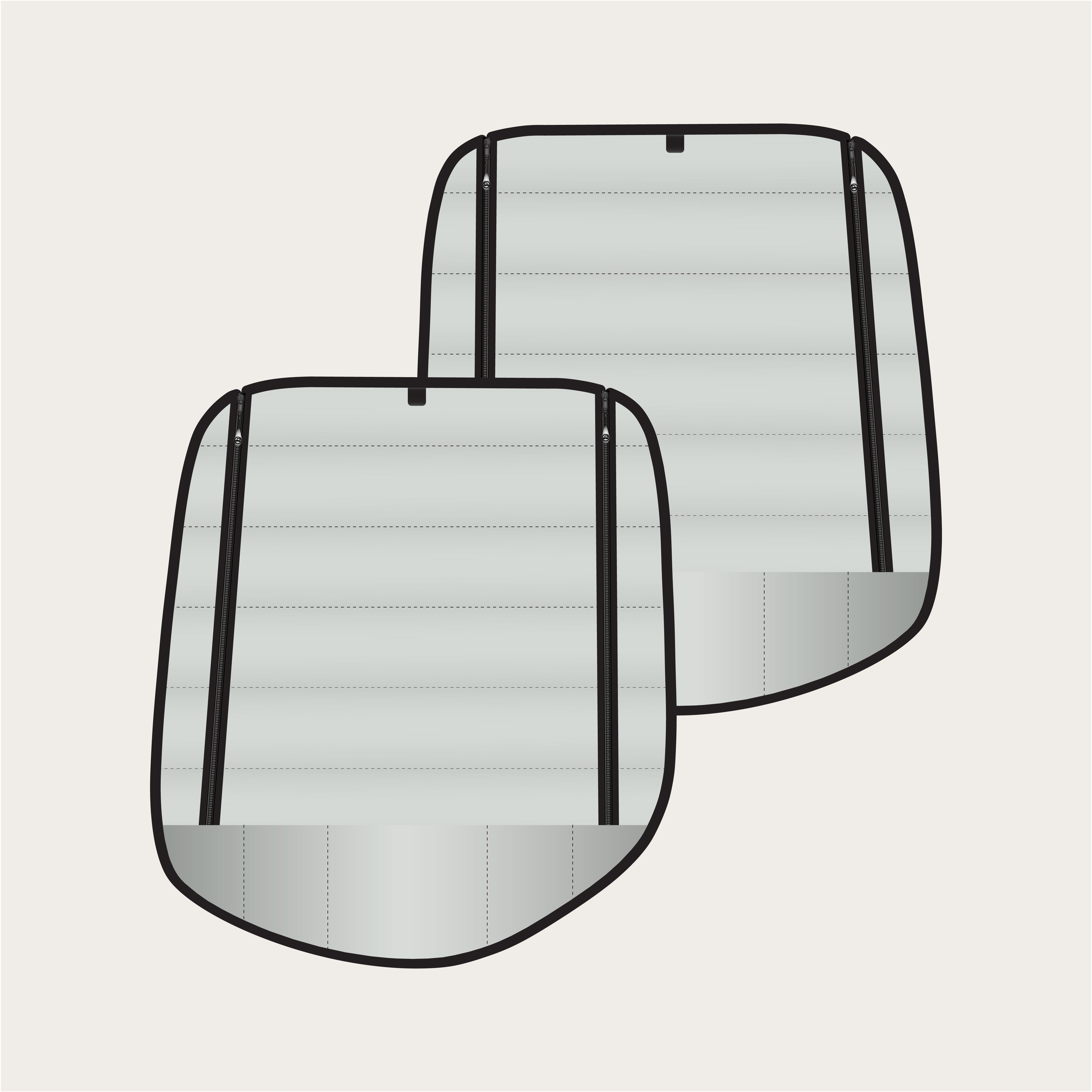 Sprinter 2019+ - Rear Doors (set) Zipper Series