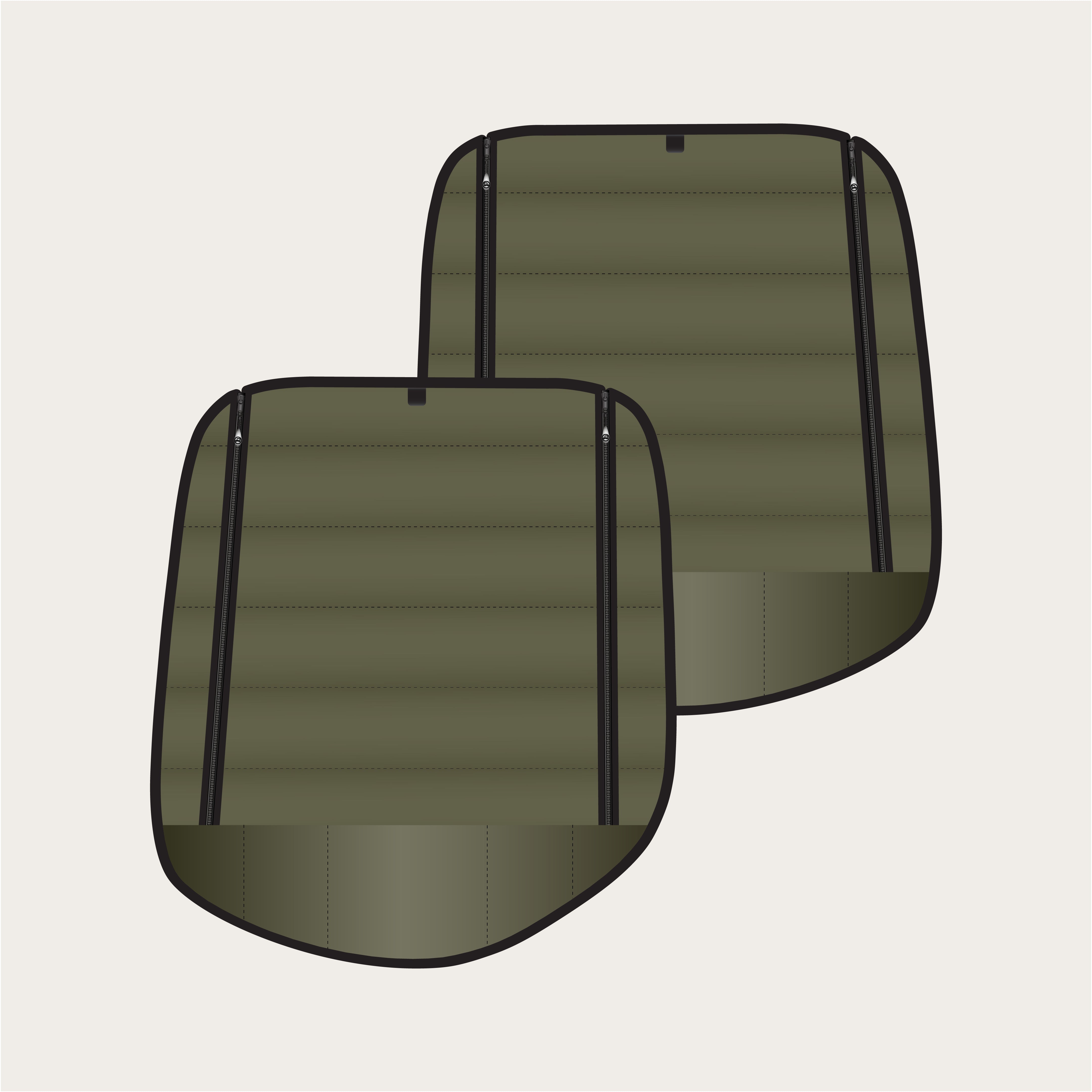 Sprinter 2019+ - Rear Doors (set) Zipper Series