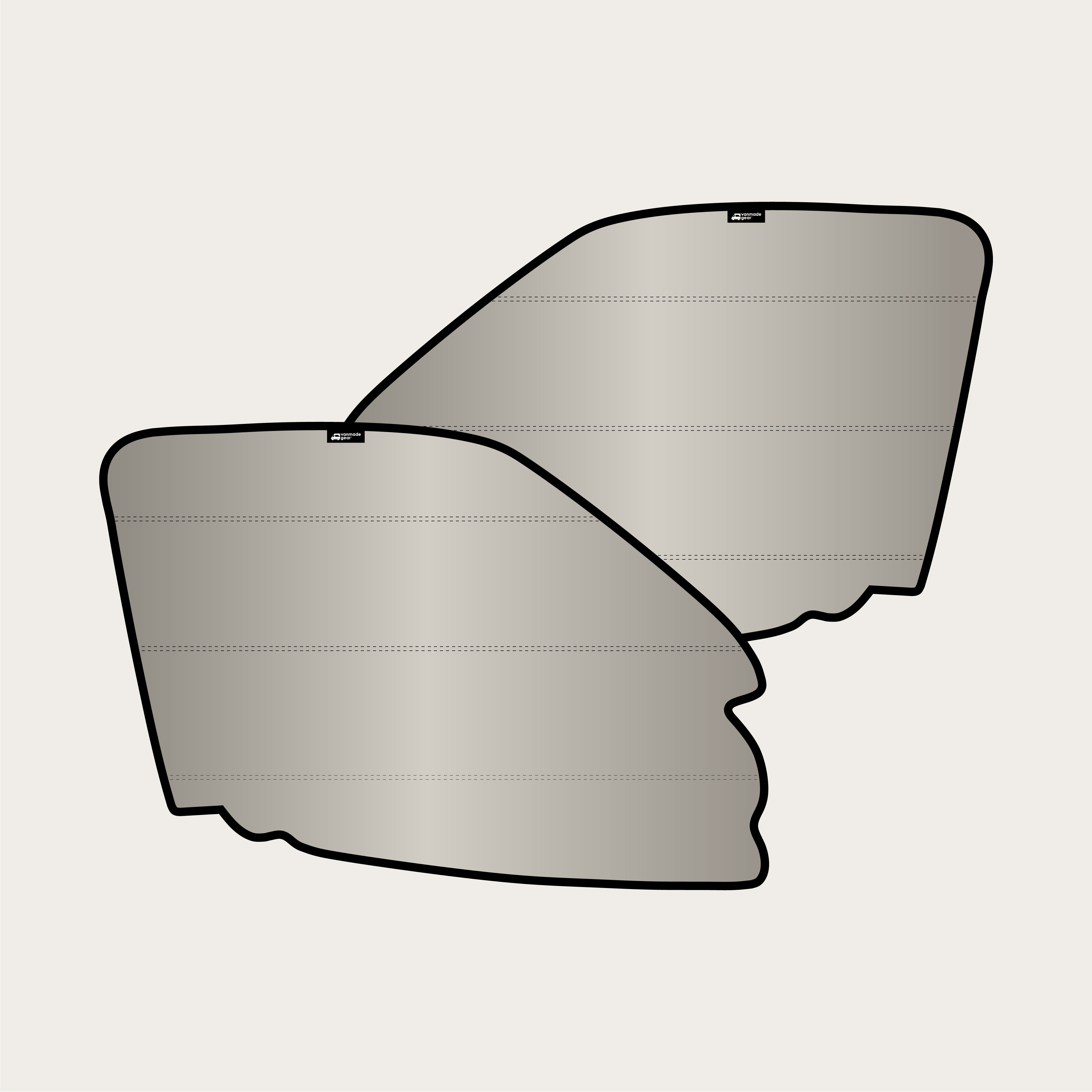 Tiffin GH1 - Front Door Shades (set)