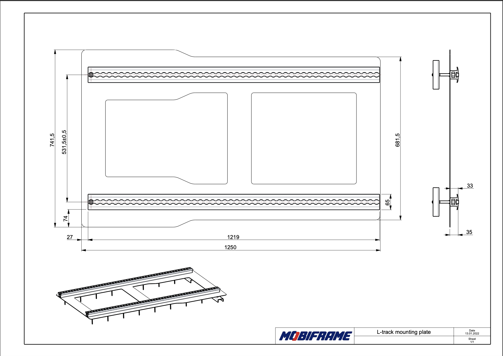 MobiFrame SAF42/43 Seat Bed | Van Conversion Bench Seat & Sleeping Platform