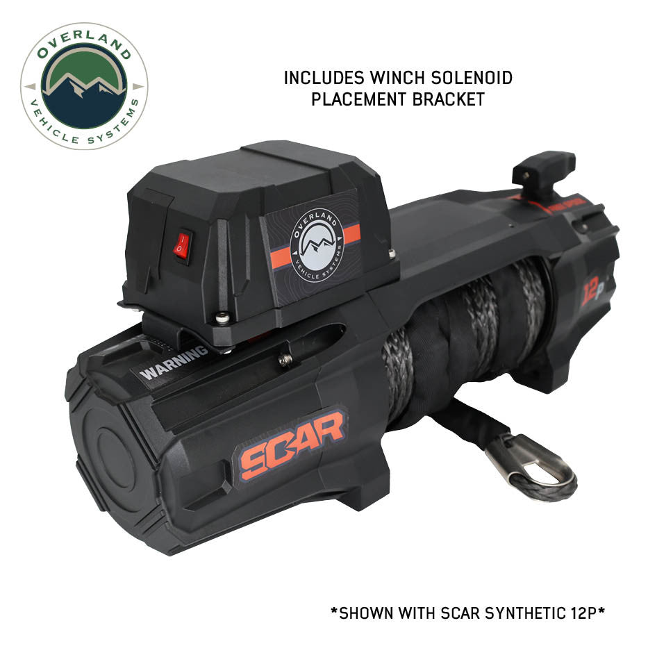 SCAR 12S - 12,000 lbs. Rated Synthetic Rope Winch
