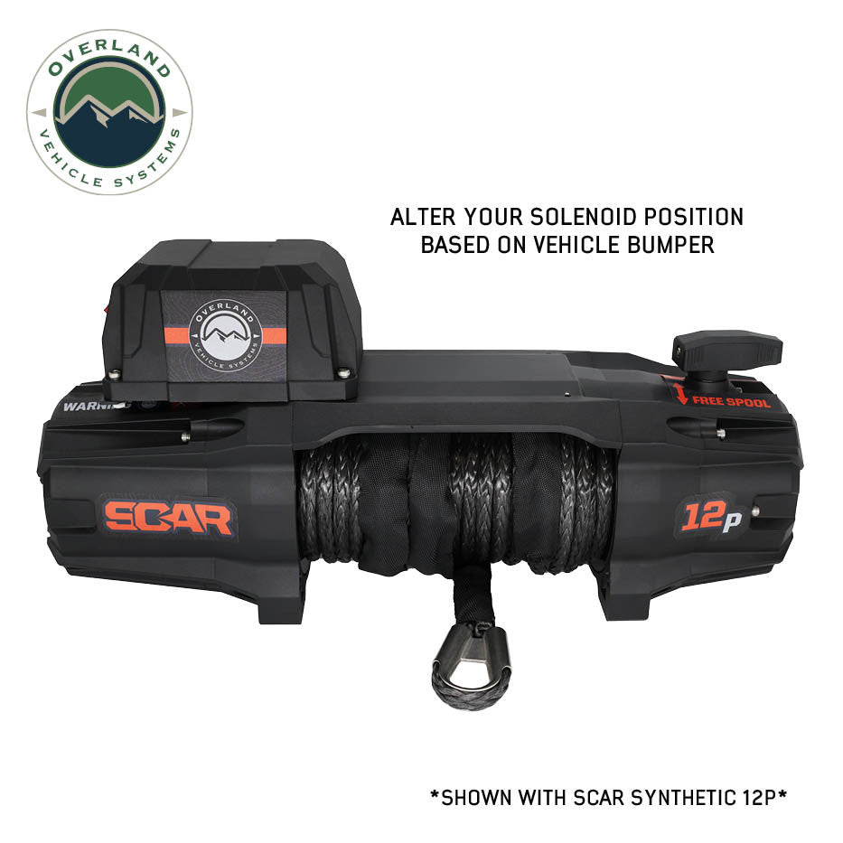 SCAR 12S - 12,000 lbs. Rated Synthetic Rope Winch