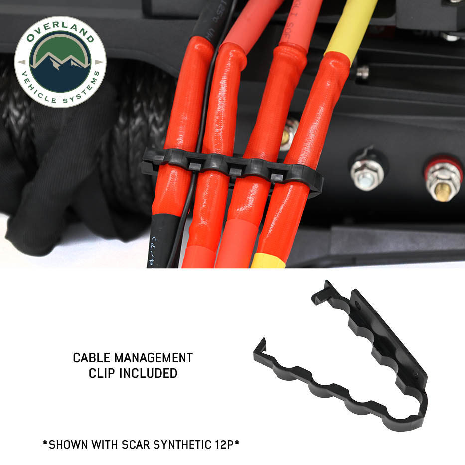 SCAR 12S - 12,000 lbs. Rated Synthetic Rope Winch