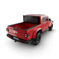 Worksport AL4 Flip-Up Tri-Fold Hard Tonneau Cover for Jeep Gladiator