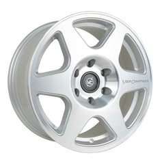 Van Compass SLICE 17x8 Wheel – Polished Machined | 4200 lb Load Rated Alloy Wheel for Sprinter (2007–Up)