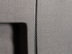 Sprinter Flush Mount L-Track Kit installed with grey fabric wall panels