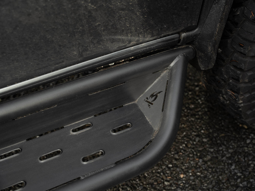 Detail view of Winnebago Ekko Sprinter Van Side Steps