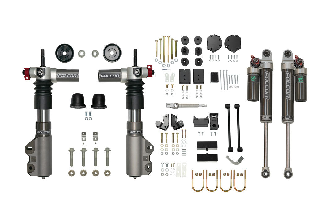Van Compass Stage 5 System – 2" Lift with Adjustable Rally Struts for Mercedes Sprinter 2500 2WD (2019–Up)