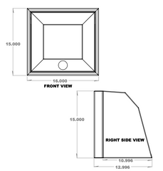 Van Wife Components 16" Upper Cabinet – Angled Powder Coated Aluminum Van Cabinet