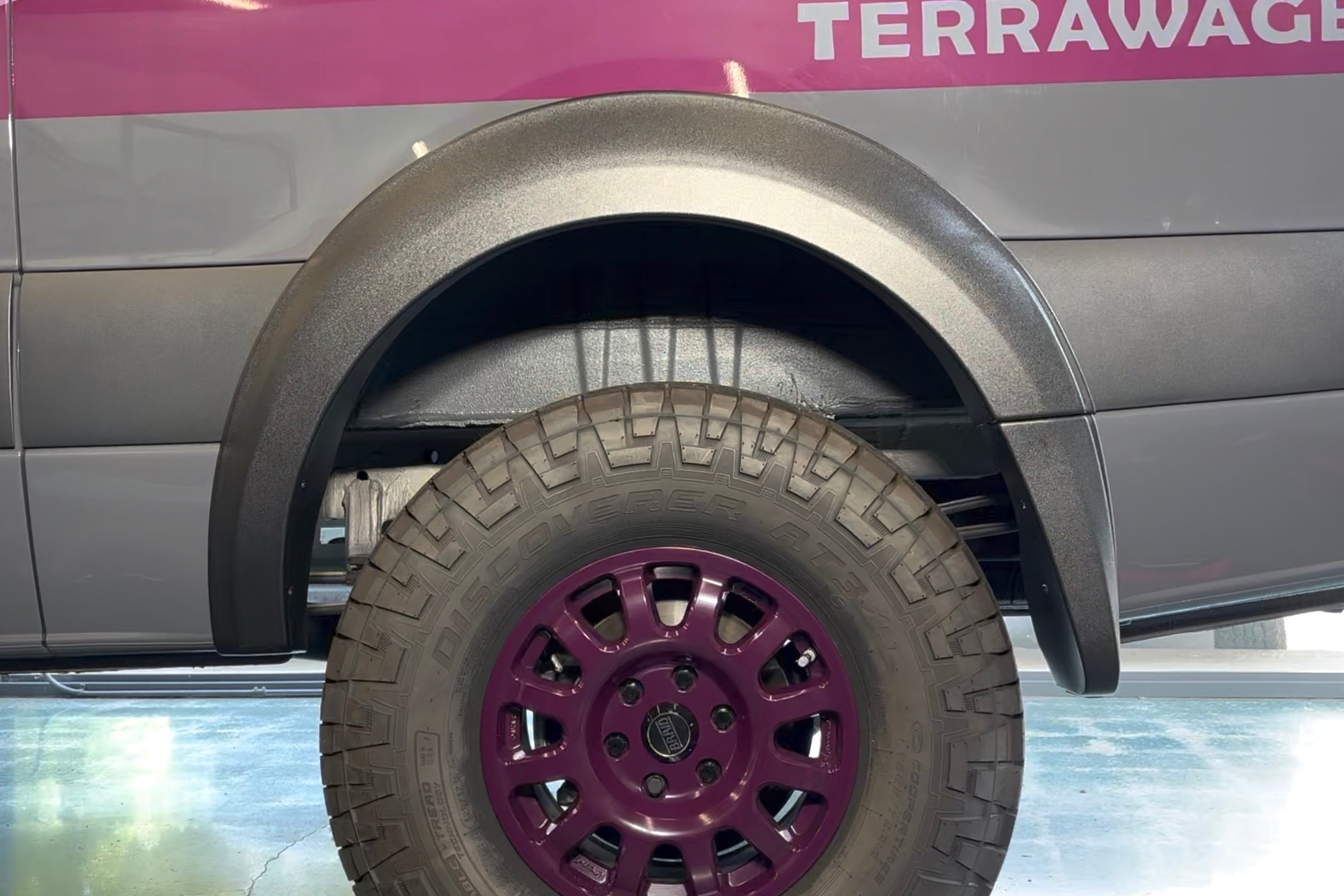 Terrawagen Desert Defender Classic Fender Flares – Rounded Rear Arch for 2019–2025 Mercedes Sprinter