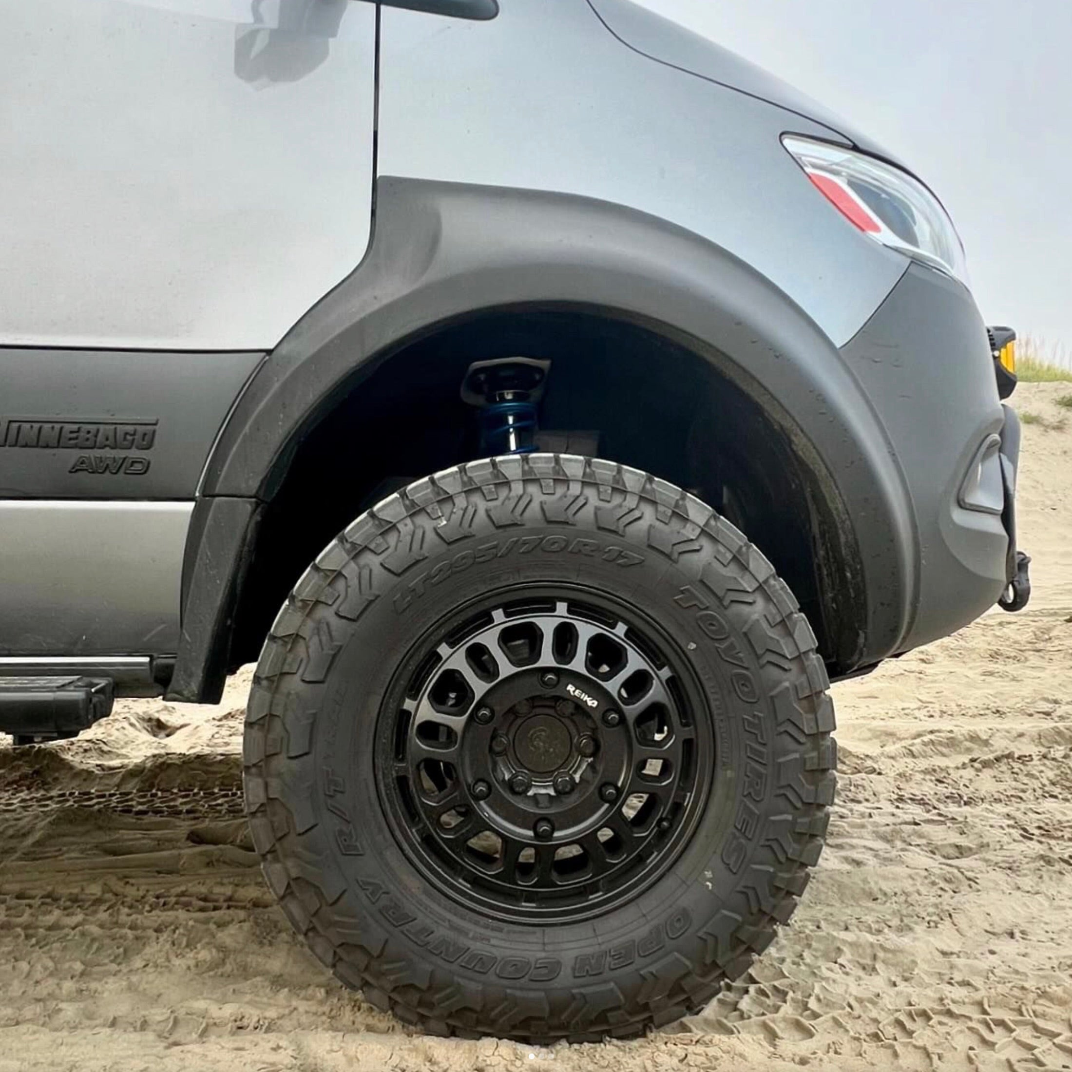 Terrawagen Desert Defender Classic Fender Flares – Rounded Rear Arch for 2019–2025 Mercedes Sprinter