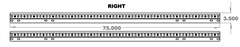 Van Wife Components 75" Single Supported Bed Rails (Pair) – Platform Bed Mounting System