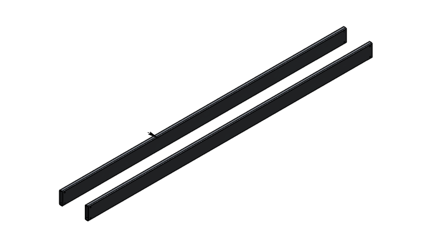 Van Wife Components 75" Support Tube for Bed System – Structural Bed Support