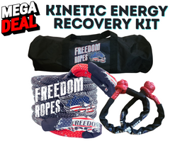 1/2"x20' Kinetic Energy Recovery Rope Kit (comes with Rope, 2 Soft Shackles, and a Bag)