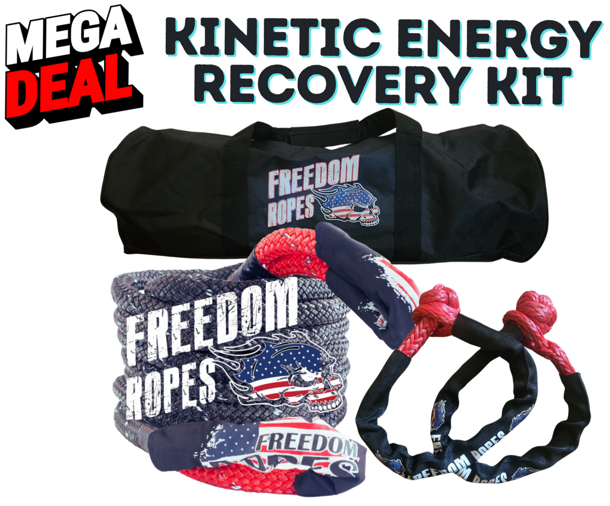 1.25"x30' Kinetic Energy Recovery Rope Kit