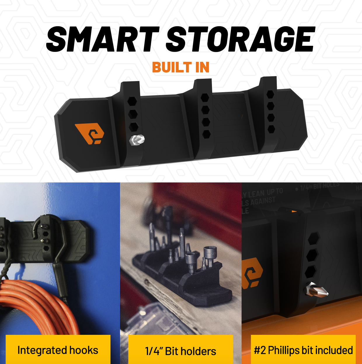 Tack Strap Magnetic Utility Strip – Tool & Gear Organizer with Hooks (10 lb Capacity)
