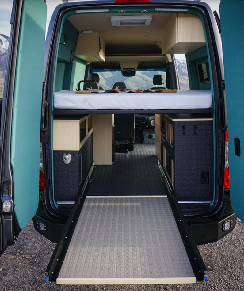60-Inch DIY Slide Tray Kit for Vans, Campers & Overland Storage