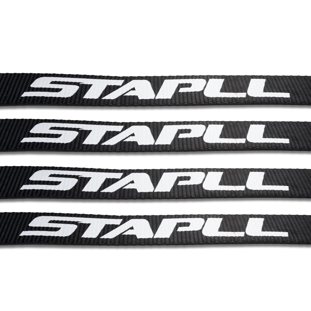 1.5" x 10' HD Ratchet Strap Set (2-Pack) | Heavy Duty Tie Downs with Soft Loops