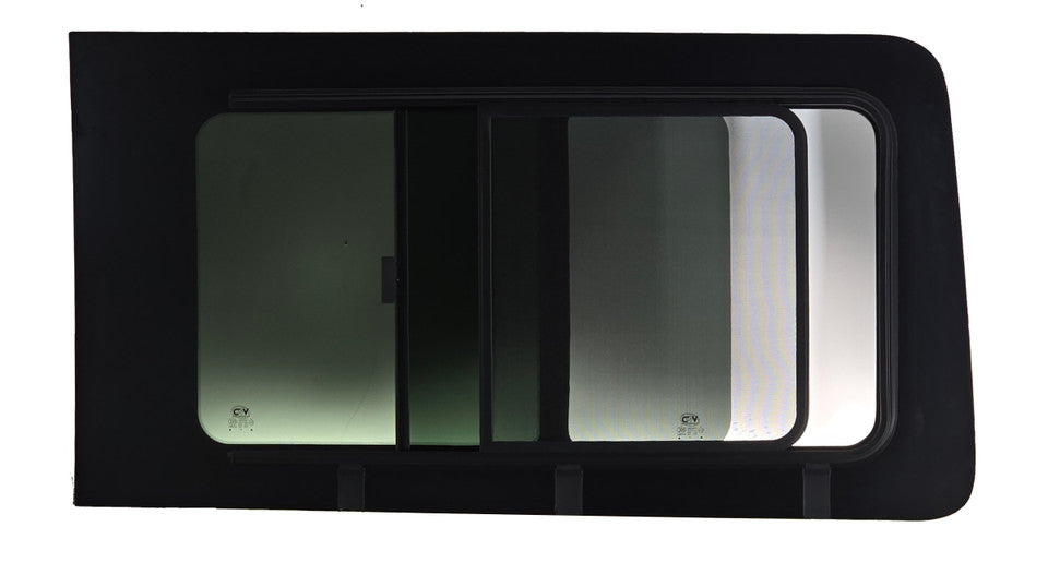 VWD Ford Transit Slider Window | 2015+ Med/High Roof | Driver Side Forward (TL201-SE)