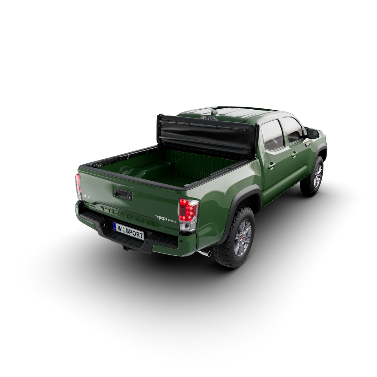 Worksport SC4 Quick Latch Full Bed Access Soft Tonneau Cover for Toyota Tacoma