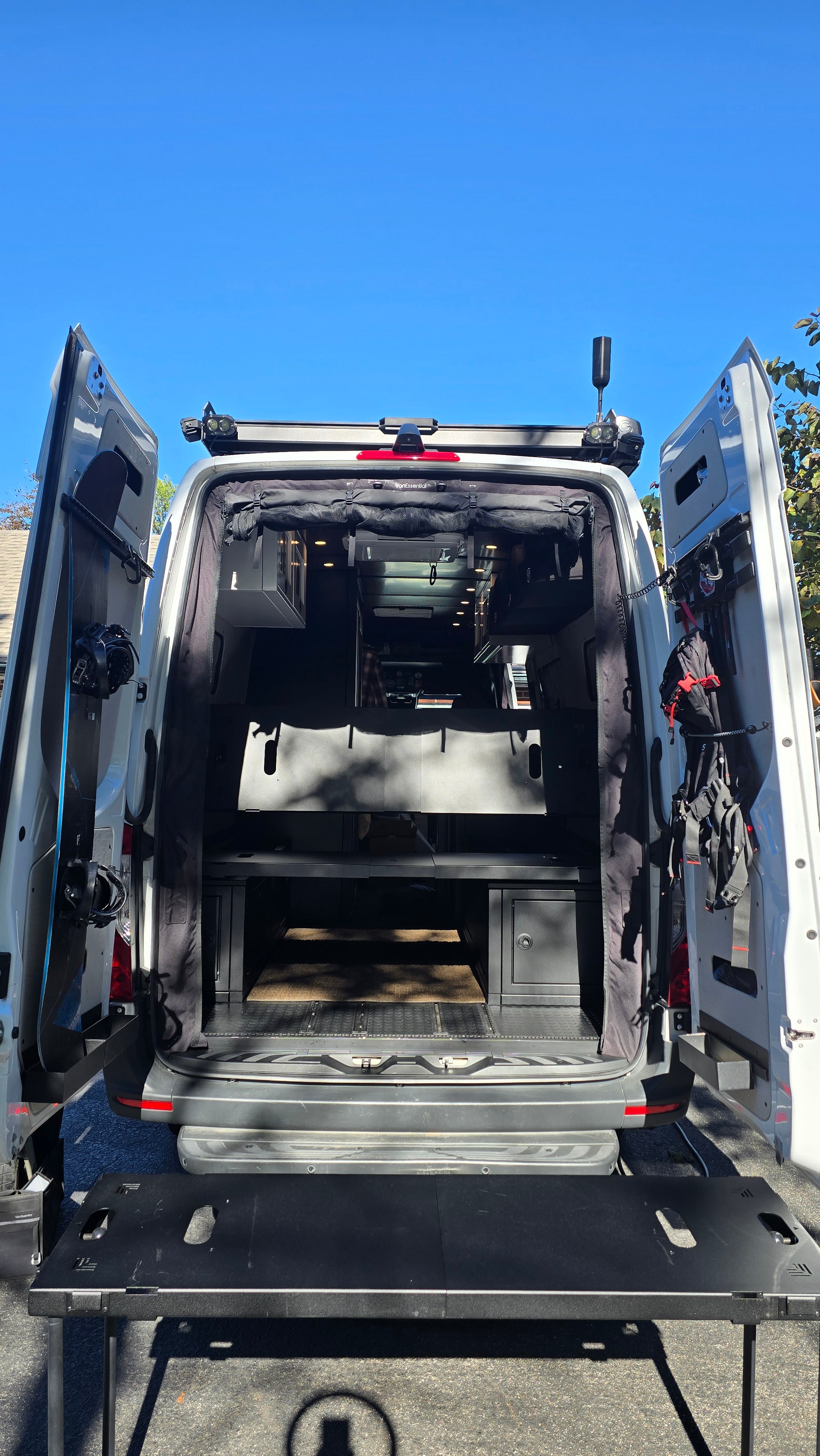 Van Wife Components 4 Panel Modular Bed System – Adjustable Van Bed & Multi-Function Platform