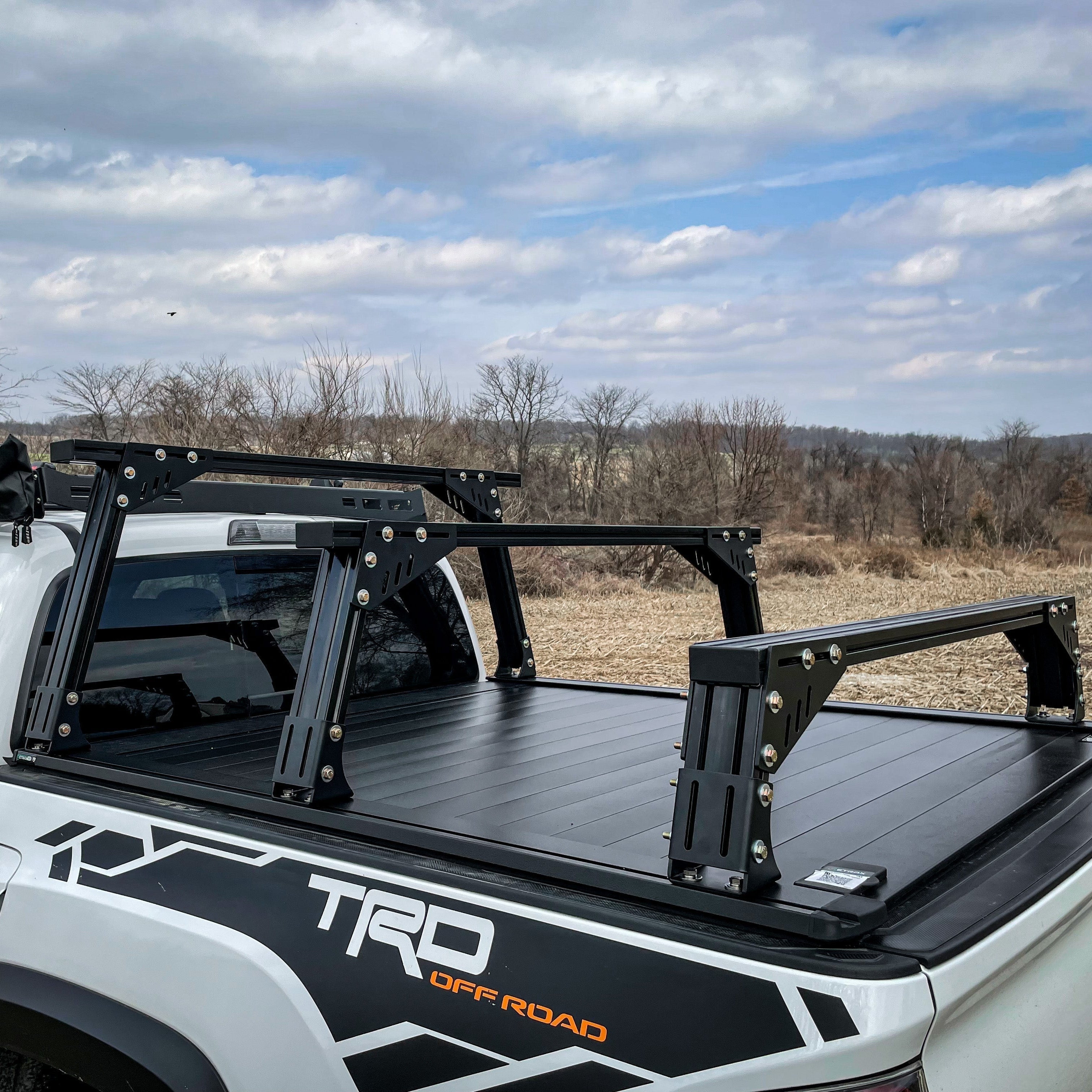 Santa Cruz- Bed Rack For Factory Retractable Cover with T-slots
