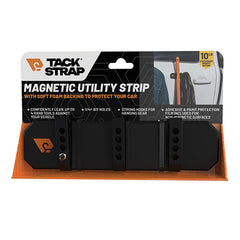 Tack Strap Magnetic Utility Strip – Tool & Gear Organizer with Hooks (10 lb Capacity)