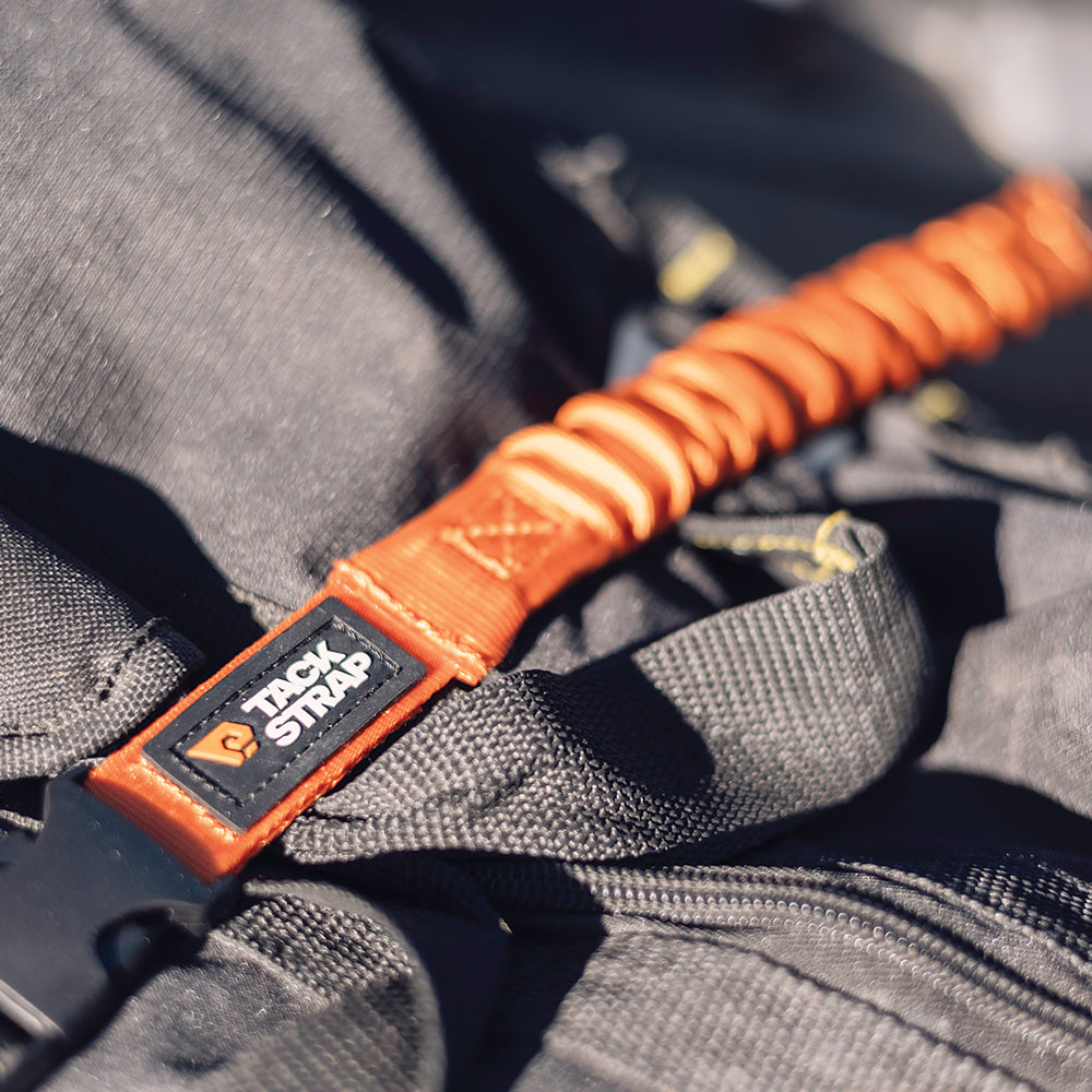 Tack Strap Power Straps – Compact Elastic Tie-Down Straps with Quick Release (80 lb Capacity)