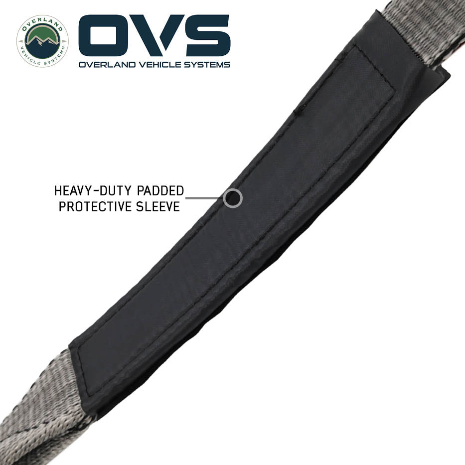 OVS Brute Recovery Tow Strap – Reinforced Loops with Padded Sleeve & Drawstring Storage Bag