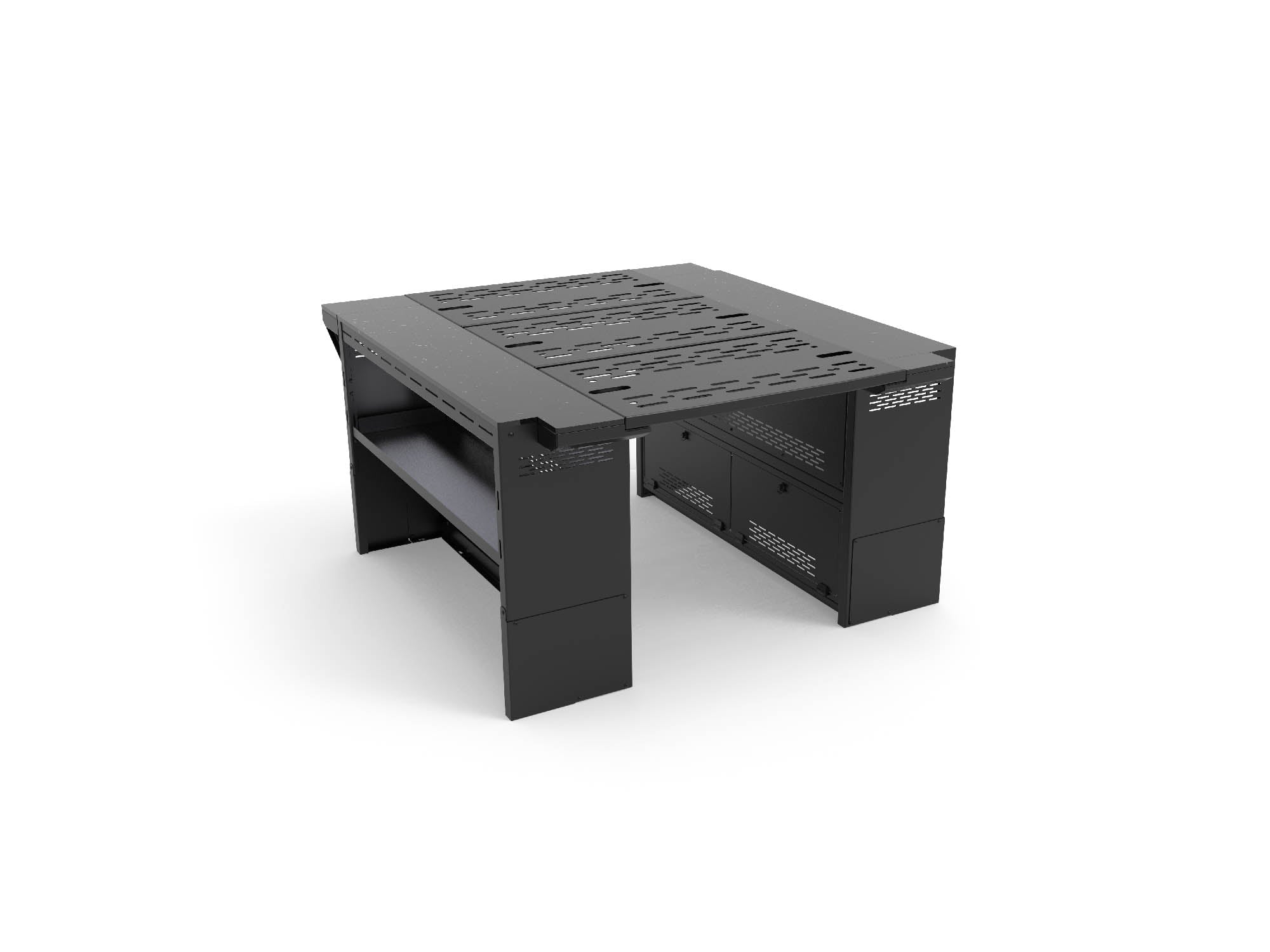 Modular Cabinet Bed System for Sprinter & Transit in North-South orientation