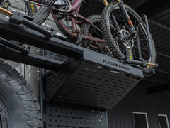 Rear Door Platform Bike Rack Adapter installed with Kuat Bike Racks