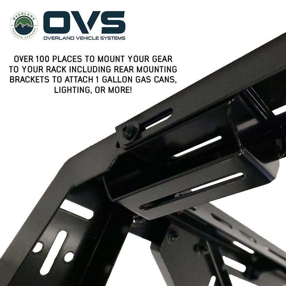Universal Mid Height Rack for Mid-Size and Full-Size Pick-Up Trucks Rear Mount Bracket